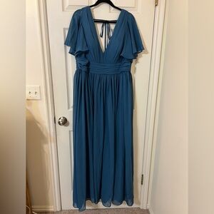 JJs House Teal Evening Gown